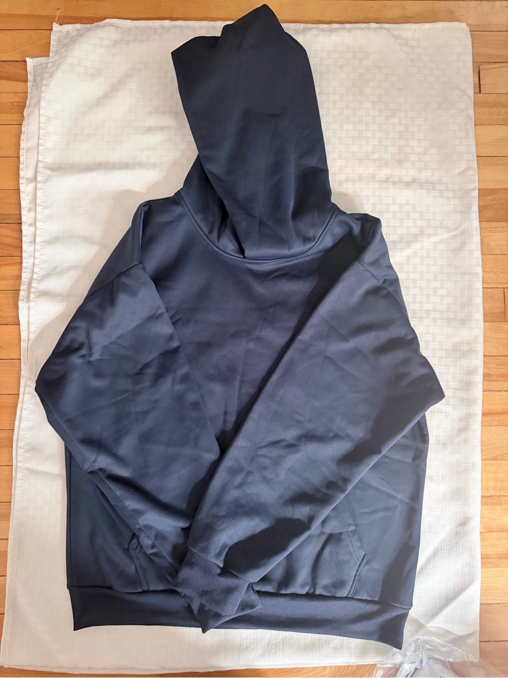Classic Solid Hooded Sweatshirt - Navy